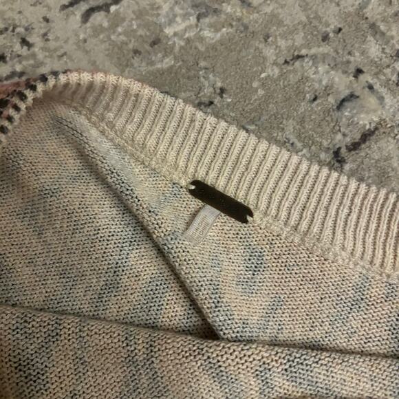 Free People Cosmos Snake Print Crewneck Sweater Top - Picture 3 of 7